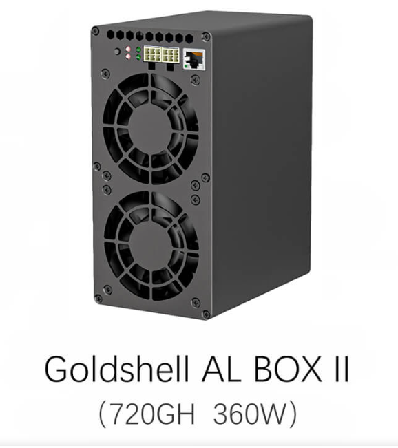 Goldshell AL BOX II 720GH/S 360W mineur d'alephium ALPH Mining