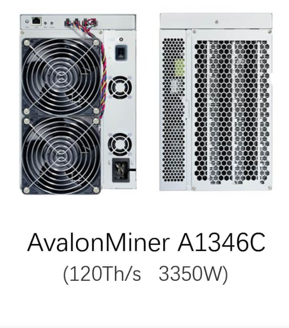 Mineur de Bitcoin de machine minière d'Asic du mineur 1346C 120T 3350W de Canaan Avalon