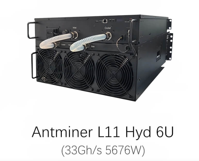 Mineur Bitmain Antminer L11 Hyd 6U 33 GHz/s 5676 W pour Dogecoin
