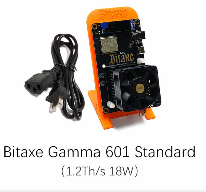 Bitaxe Gamma 601 Standard 1.2 TH/s 18 W Mineur Bitcoin Solo