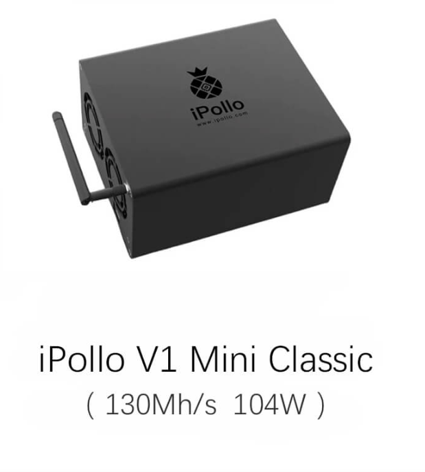 IPollo V1 mini classique 130M 170M 280M Ethereum classique mineur maison minière